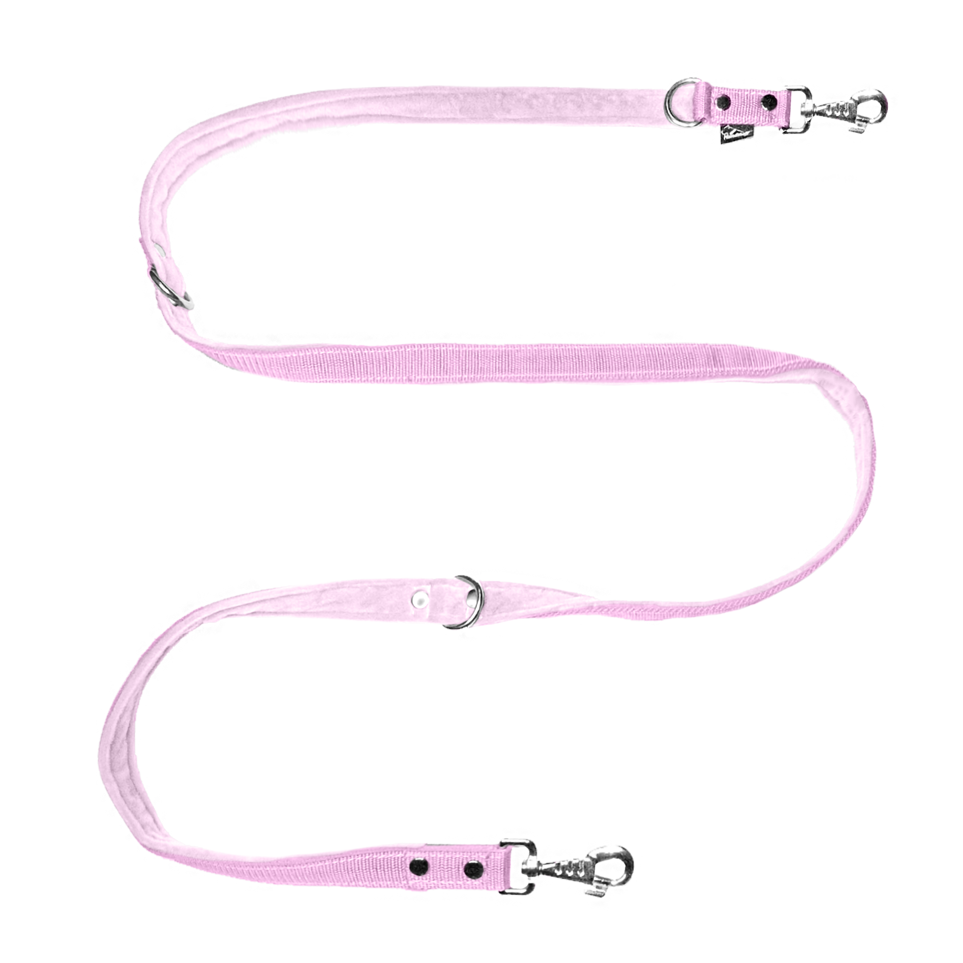 multi leash baby pink 1