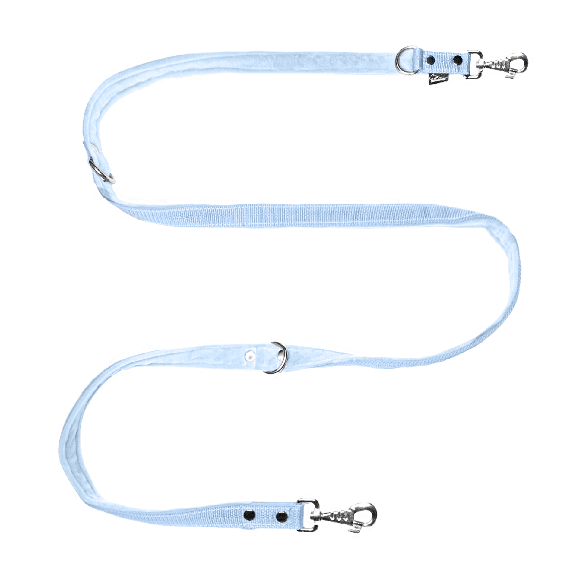 multi leash baby blue 2