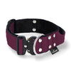 Szeroka obroża z klamrą Extreme - Extreme Buckle Plum