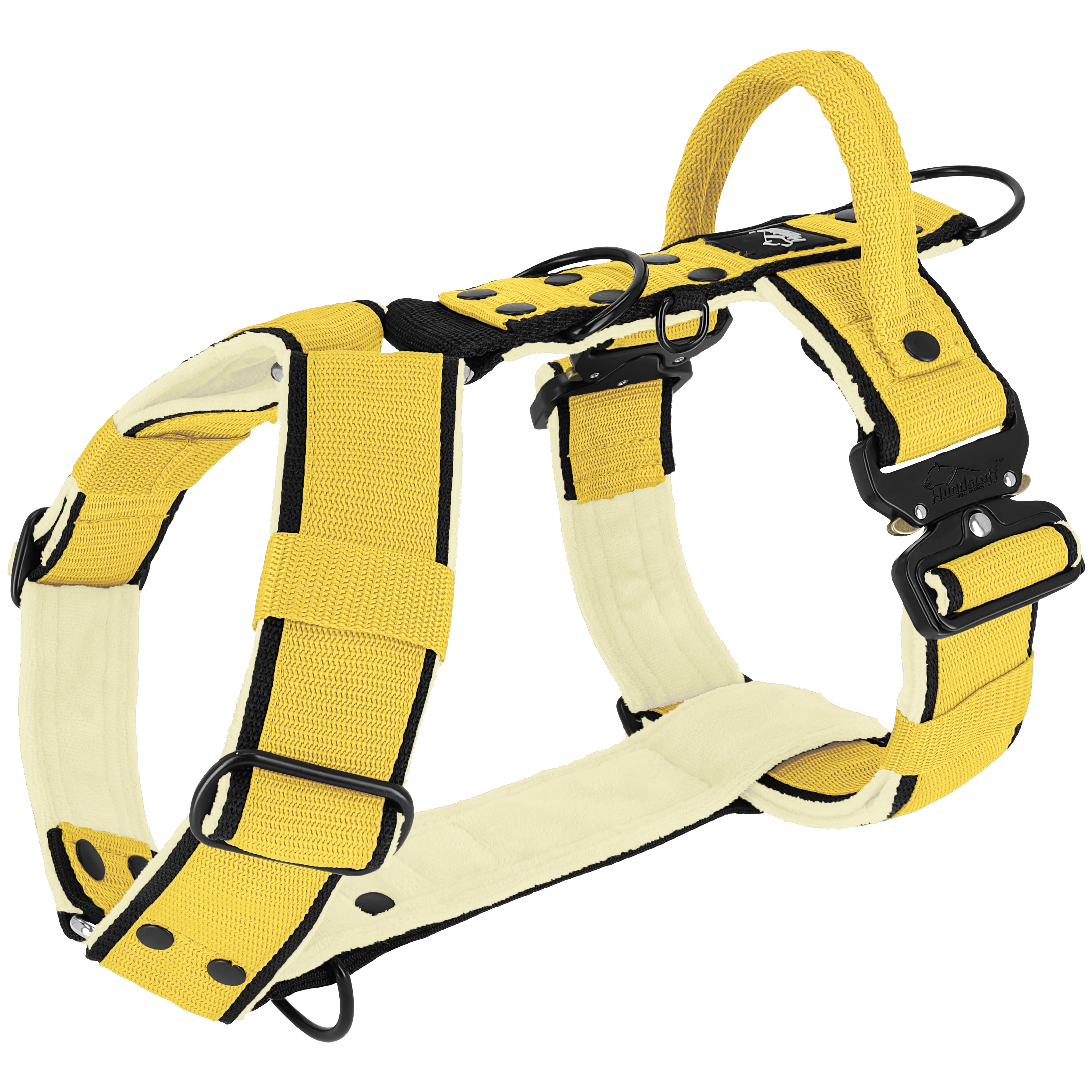 Szelki z szybką klamrą - Easy Walk Extreme Black Edition Baby Yellow