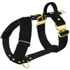 Szelki z szybką klamrą - Easy Walk Extreme Gold Buckle Czarne