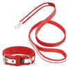 Active obroża i smycz z odblaskiem - Active Safe Set Czerwona