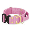 Szeroka obroża z klamrą Extreme - Extreme Buckle Golden Candy Pink