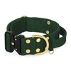 Szeroka obroża z klamrą Extreme - Extreme Buckle Golden Forest Green