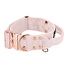 Szeroka obroża z klamrą extreme - Extreme Rose Buckle Pastel Pink