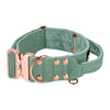 Szeroka obroża z klamrą extreme - Extreme Rose Buckle Pastel Green