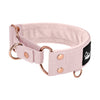 Szeroka obroża półzaciskowa - Martingale Rose Edition Pastel Pink