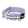 Szeroka obroża z odblaskiem - Extreme Silver Buckle Safe Baby Purple
