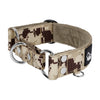 Szeroka obroża półzaciskowa - Martingale Camo Beige