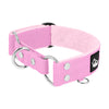 Szeroka obroża półzaciskowa - Martingale Baby Pink