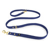 Smycz przepinana dla psa - Multi Leash Golden Navy Blue