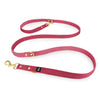 Smycz przepinana dla psa - Multi Leash Golden Raspberry Red
