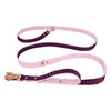 Smycz przepinana z dodatkową raczką - Multi Guard Leash Rose Edition Śliwkowa