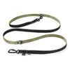 Smycz przepinana dla psa - Multi Leash Black Edition Khaki