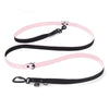 Smycz przepinana dla psa - Multi Leash Black Edition Baby Pink