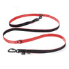 Smycz przepinana dla psa - Multi Leash Black Edition Czerwona