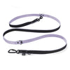 Smycz przepinana dla psa - Multi Leash Black Edition Baby Purple