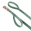 Smycz z dodatkową rączką - Guard Leash Rose Edition Pastel Green