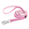 Smycz nylonowa Walk Leash – Silver Edition Baby Pink