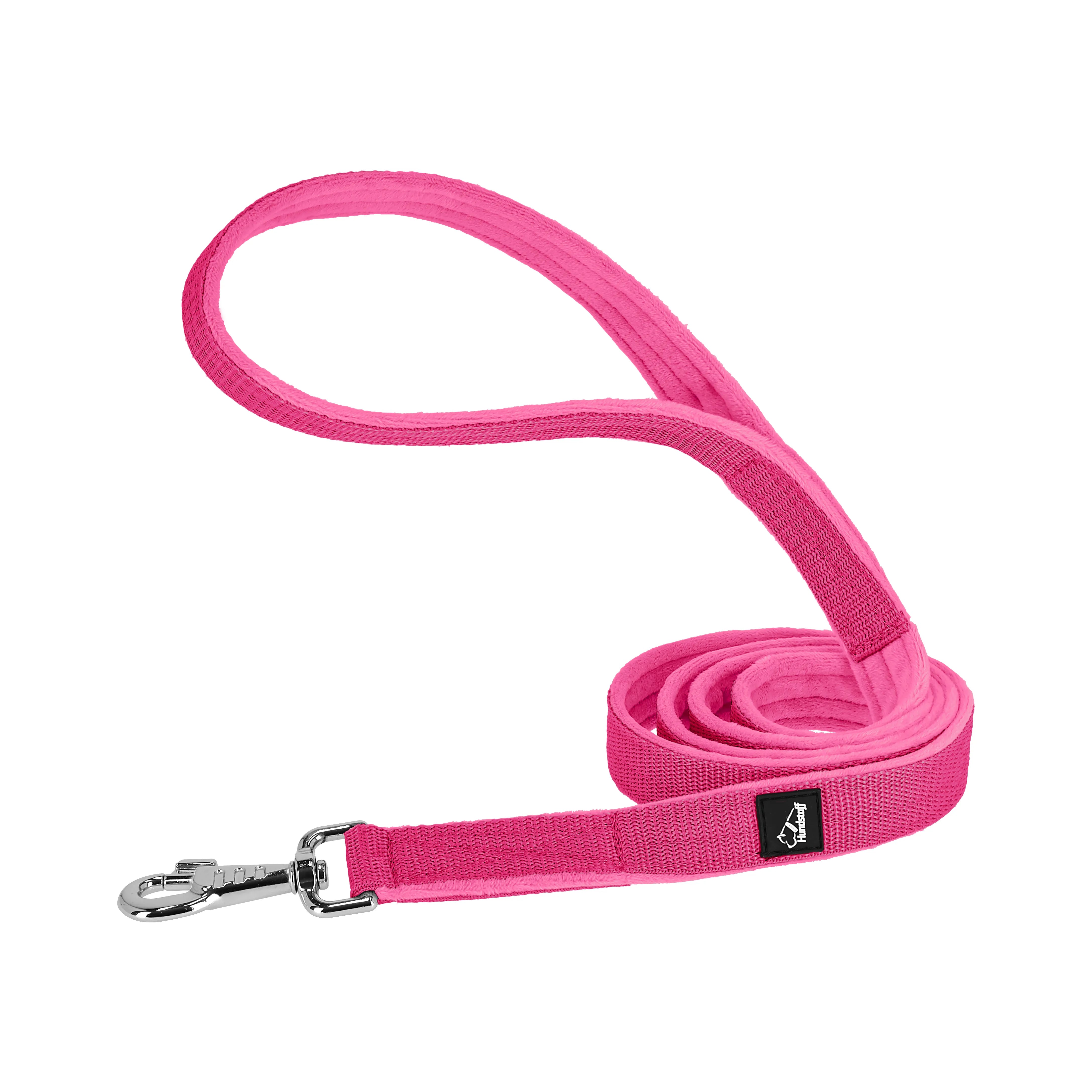 Półzaciskowa obroża i smycz – Martingale Chian RÓZOWA