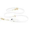 Smycz przepinana z dodatkowa raczka - Multi Guard Leash Golden Biała