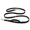 Smycz przepinana z dodatkowa raczka - Multi Guard Leash Golden Czarna