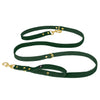 Smycz przepinana z dodatkowa raczka - Multi Guard Leash Golden Forest Green