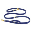 Smycz przepinana z dodatkowa raczka - Multi Guard Leash Golden Navy Blue