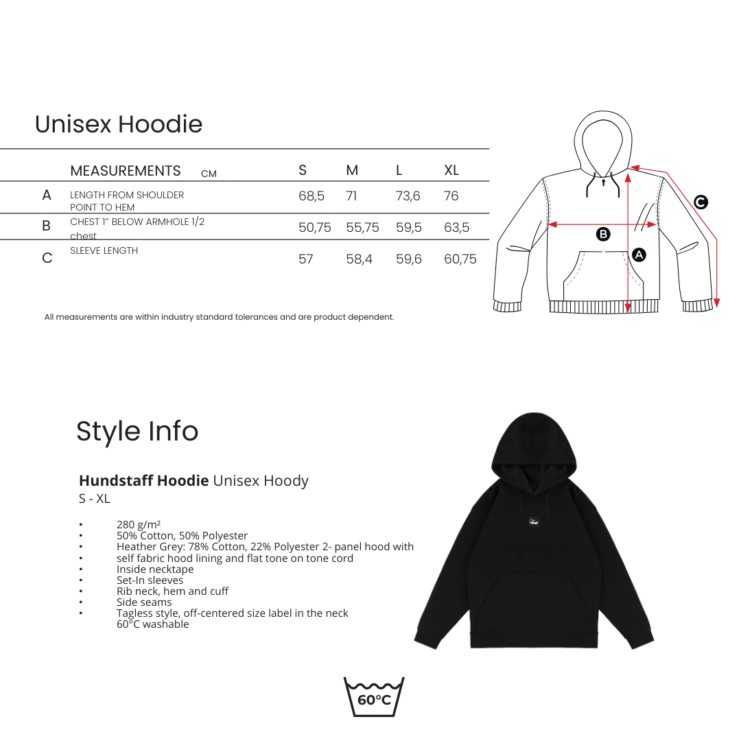 storleksguide hoodie