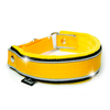 Obroża półzaciskowa z odblaskiem - Martingale Safe Żółta 4cm, Rozmiar 55 - Obwód szyi psa 45-55cm