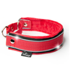Obroża półzaciskowa z odblaskiem - Martingale Safe Czerwona 4cm, Rozmiar 50 - Obwód szyi psa 40-50cm