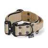 Szeroka obroża z klamrą extreme - Extreme Buckle Black Edition Beżowa