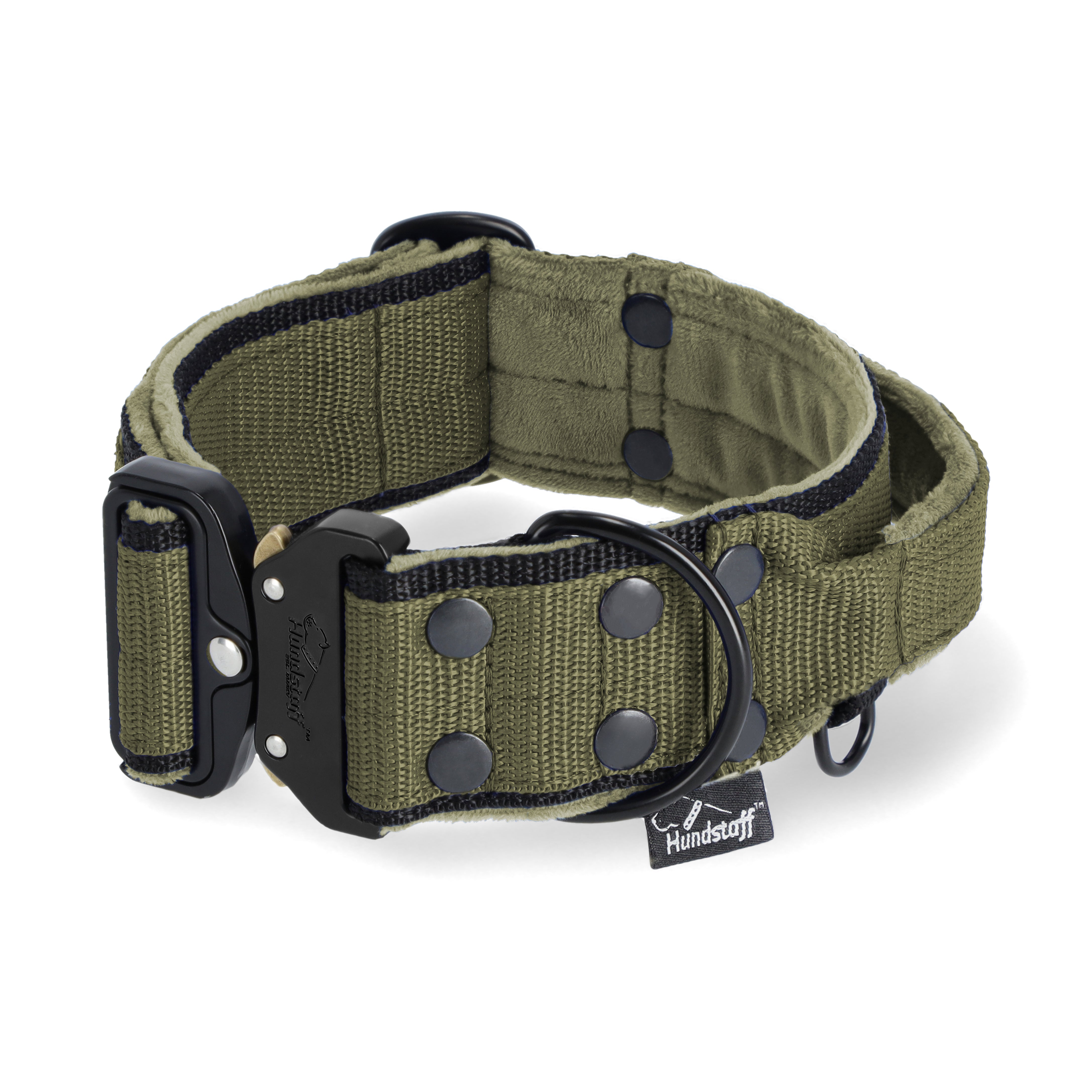 Szeroka obroża z klamrą extreme - Extreme Buckle Black Edition Khaki
