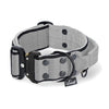 Szeroka obroża z klamrą extreme - Extreme Buckle Black Edition Szara