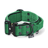 Szeroka obroża z klamrą extreme - Extreme Buckle Black Edition Zielona