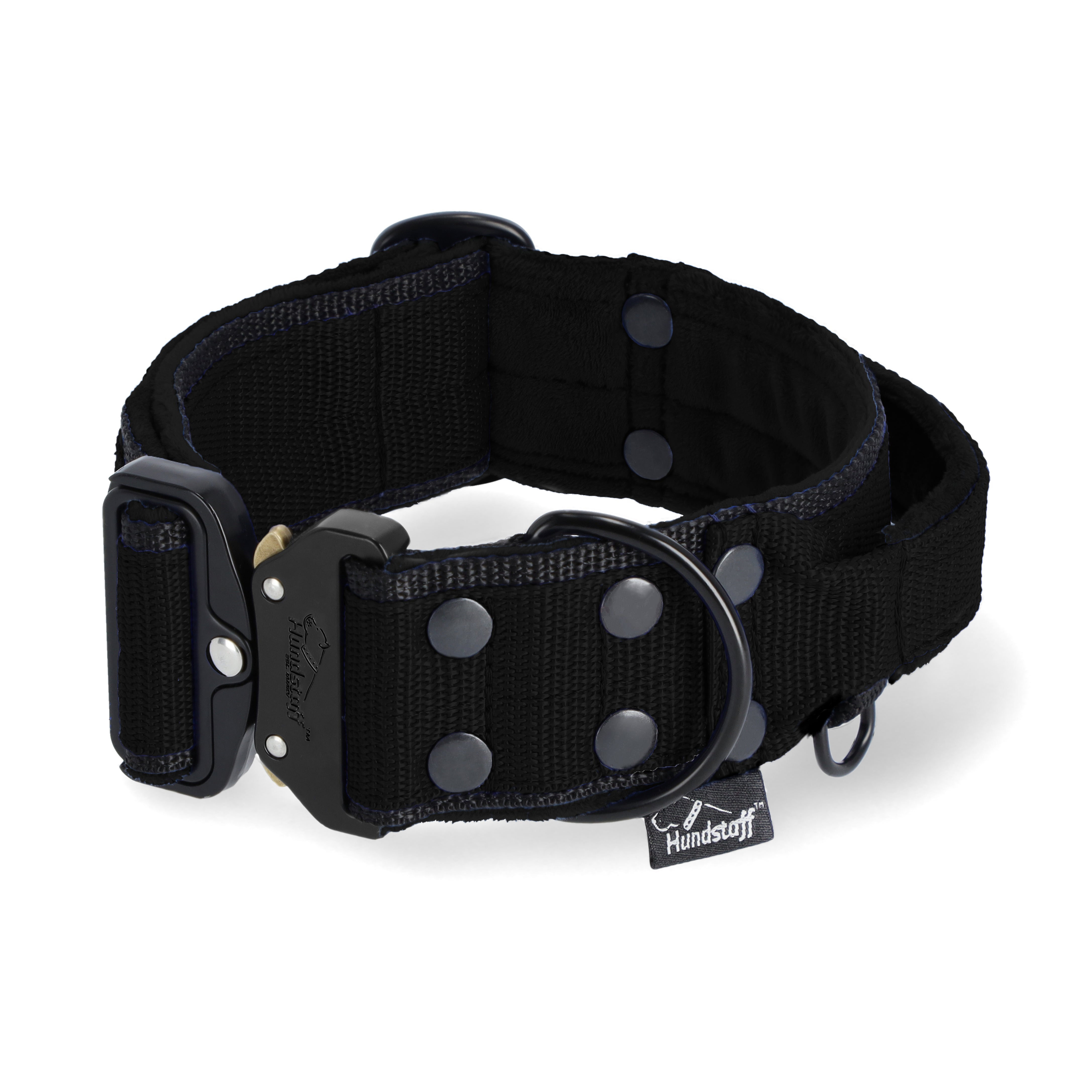 Szeroka obroża klamrą extreme - Extreme Buckle Black Edition Czarna