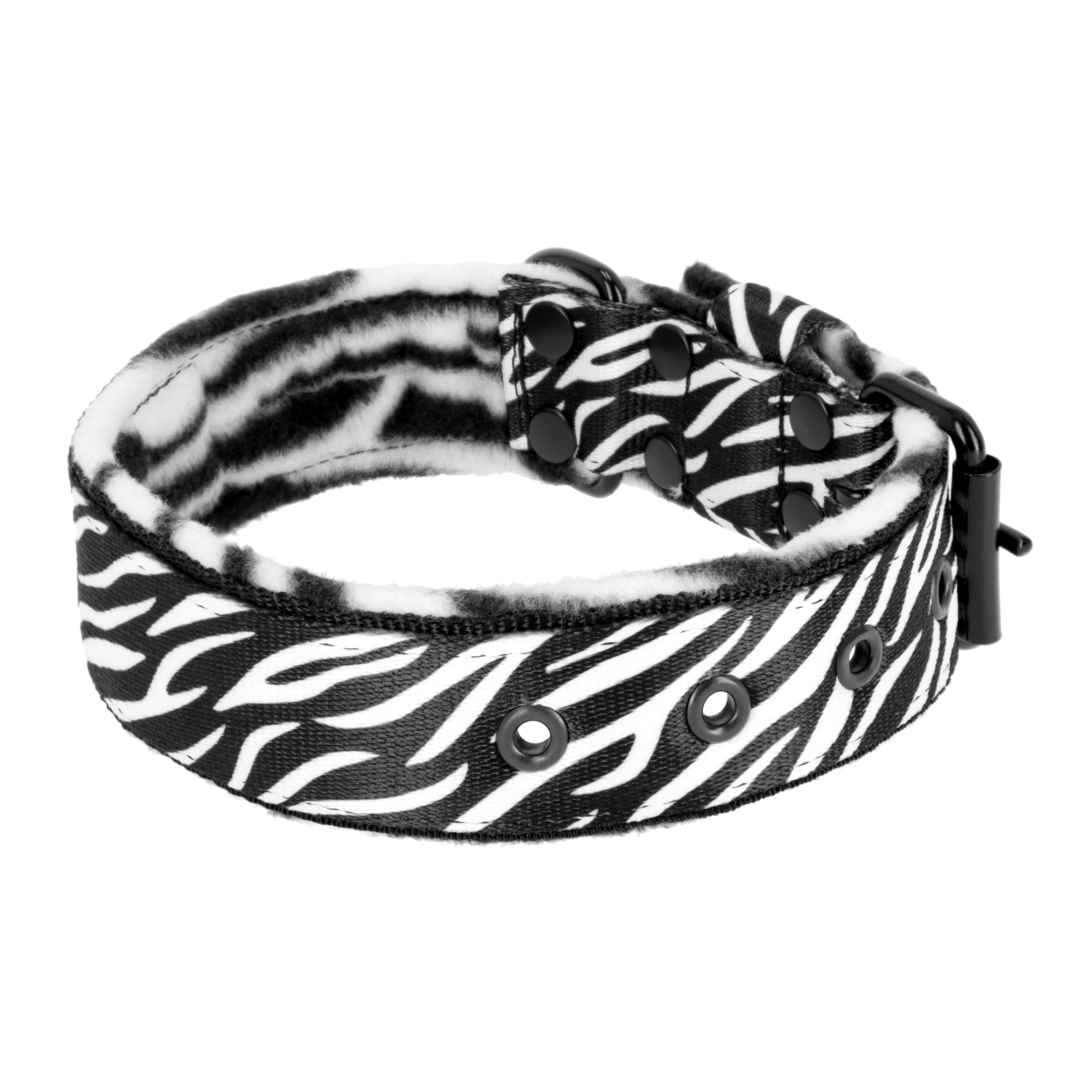 Szeroka obroża z klamrą - Active Zebra