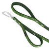 Smycz z dodatkową rączką - Guard Leash Brush Zielona