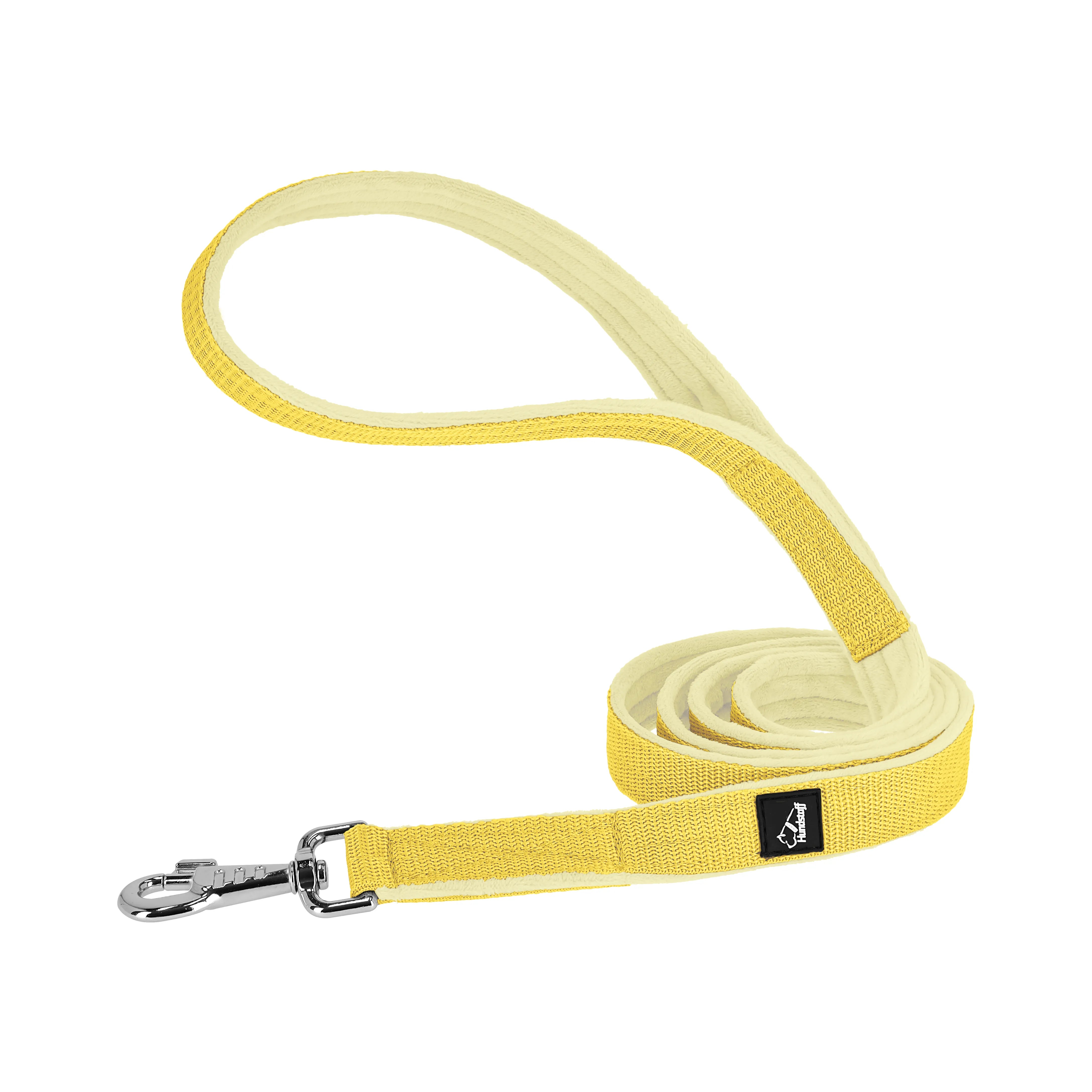 Półzaciskowa obroża i smycz – Martingale Chian Set Baby Yellow