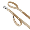 Smycz z dodatkową rączką - Guard Leash Beżowa