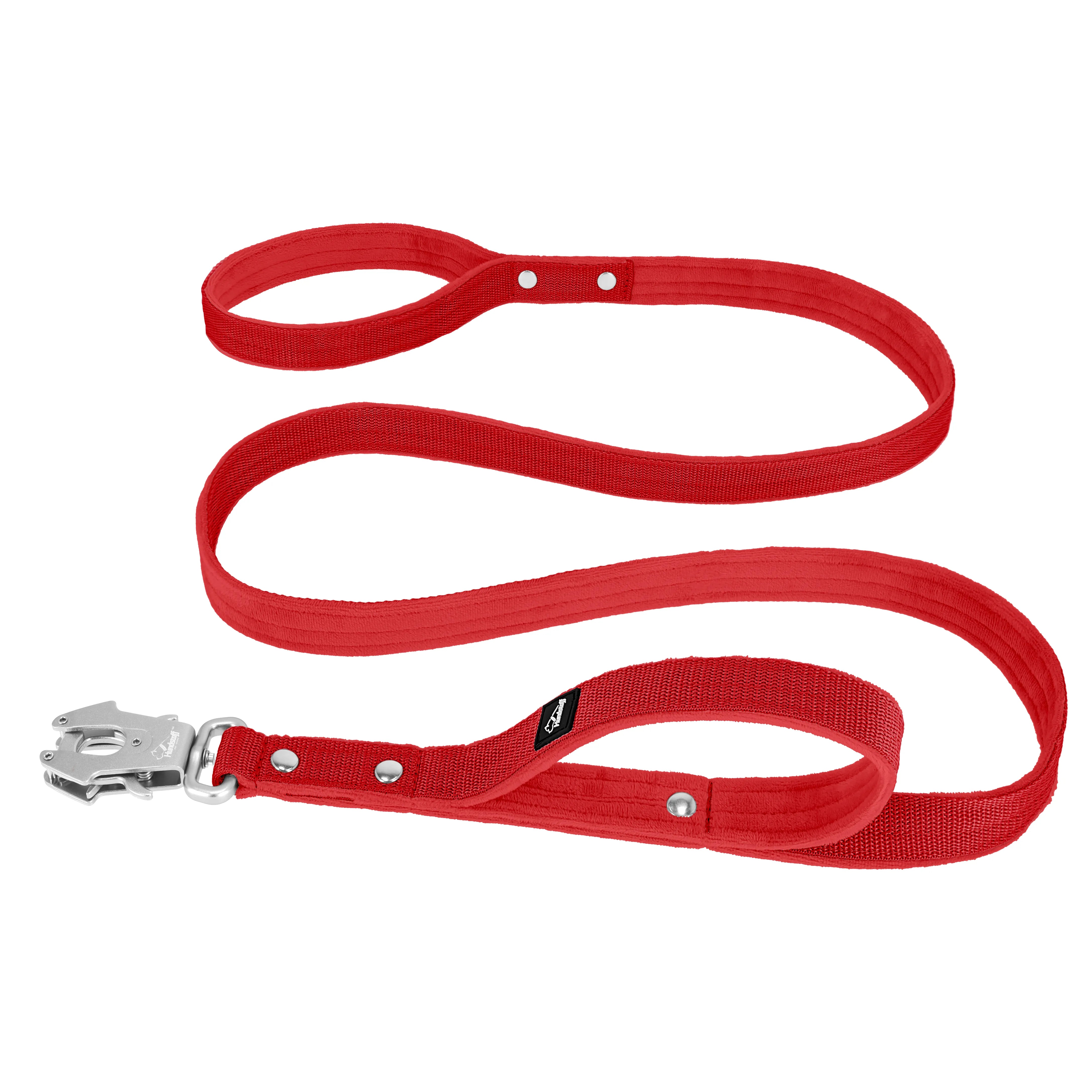 Smycz z dodatkową rączką - Guard Leash Czerwona