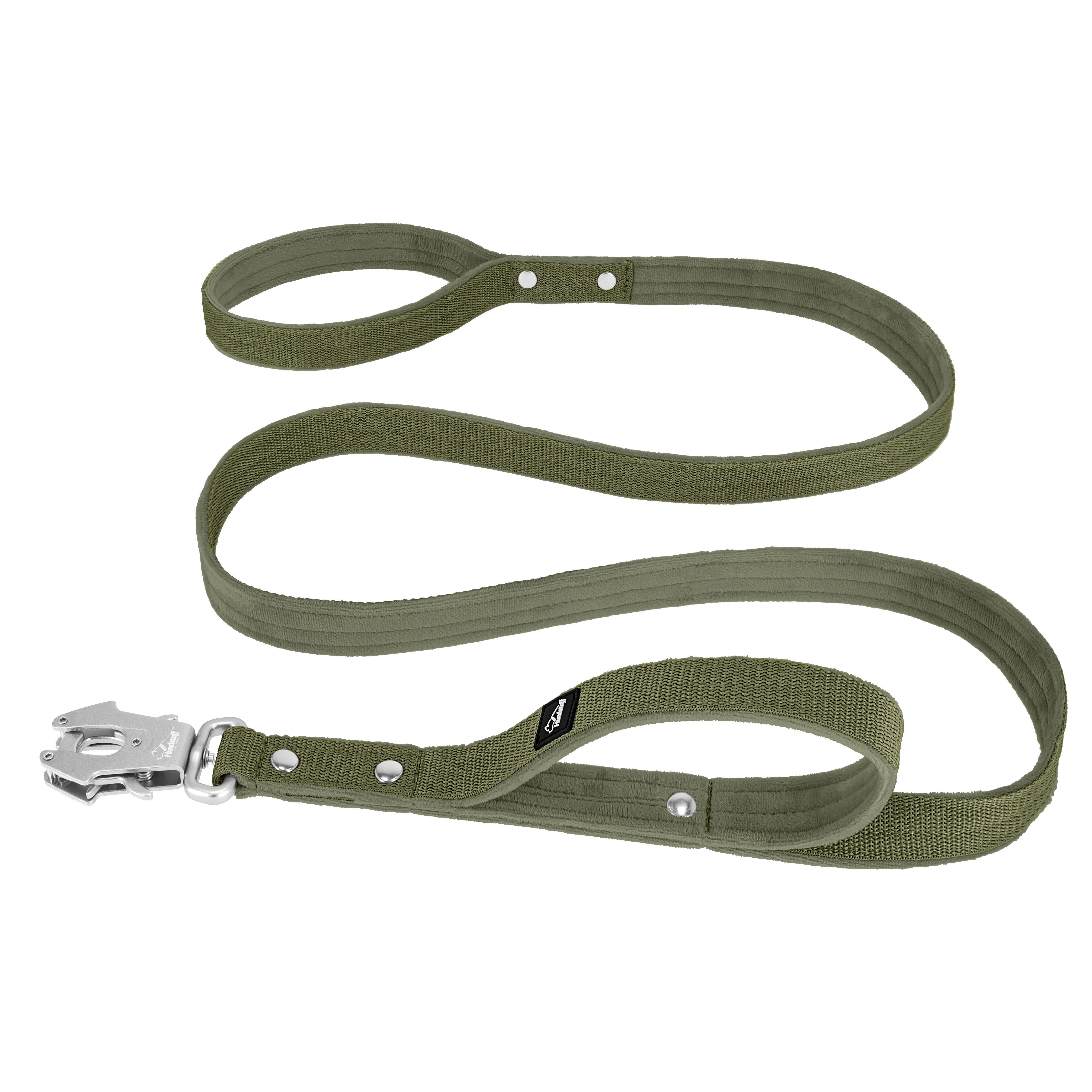 Smycz z dodatkową rączką - Guard Leash Khaki