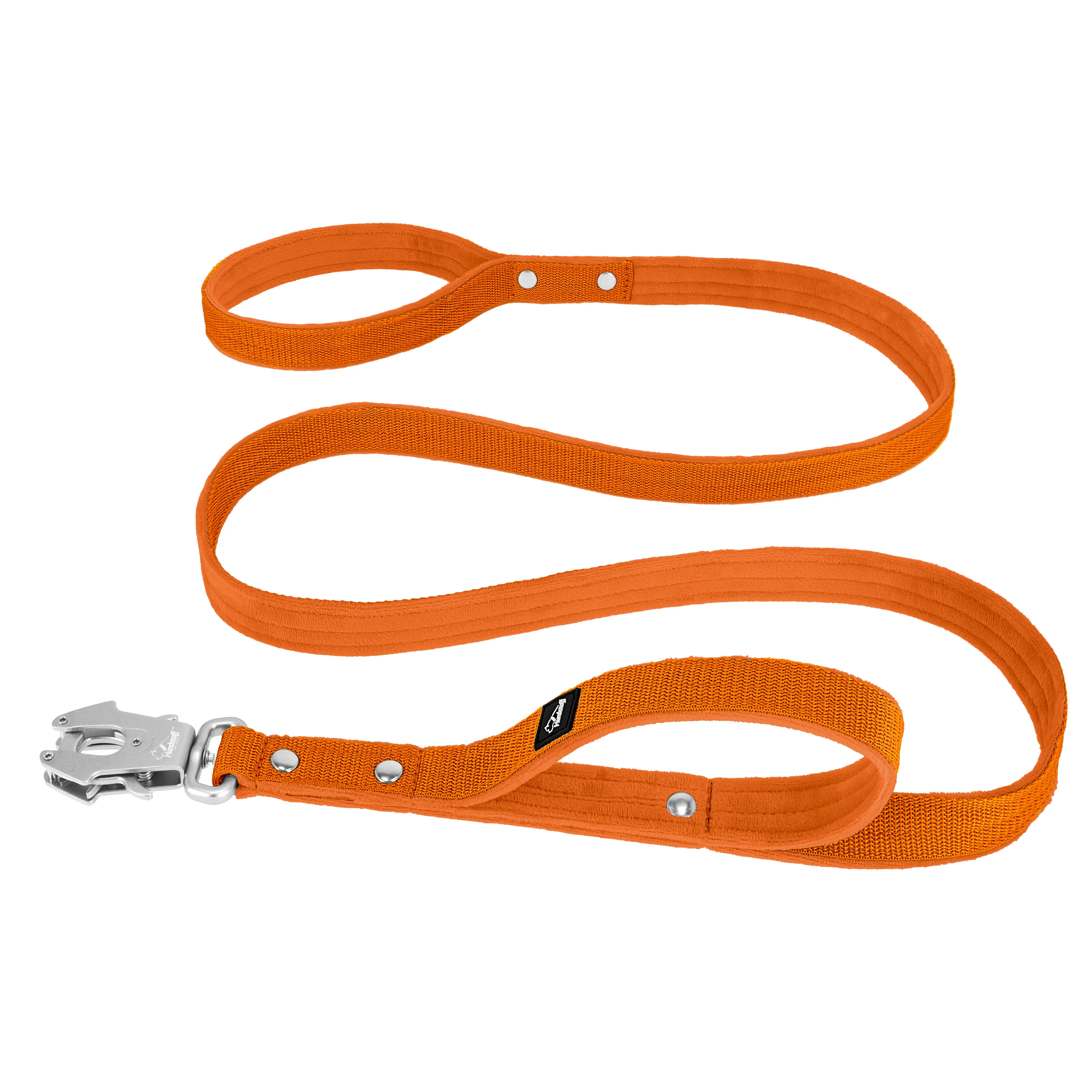 Smycz z dodatkową rączką - Guard Leash Pomarańczowa
