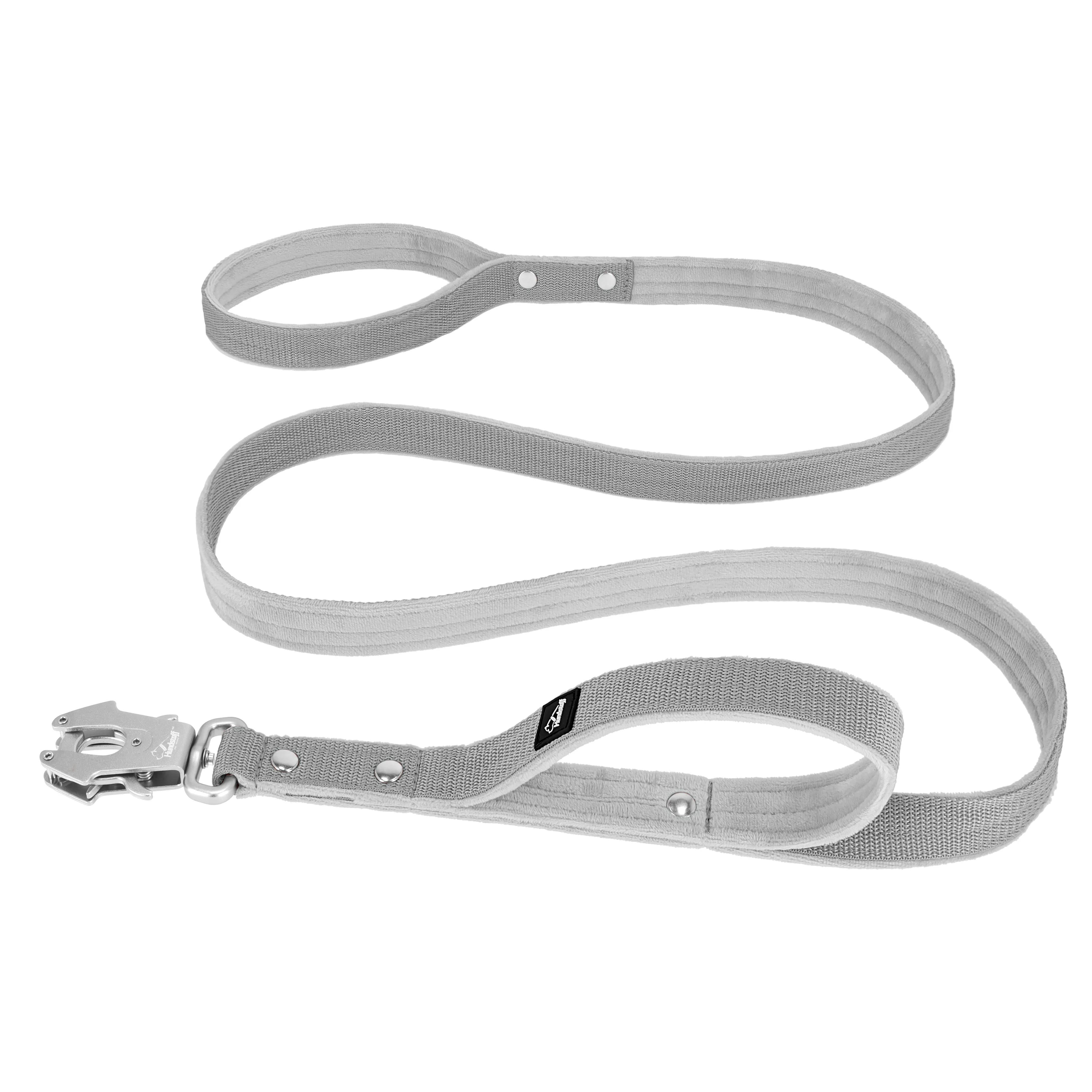 Smycz z dodatkową rączką - Guard Leash Szara