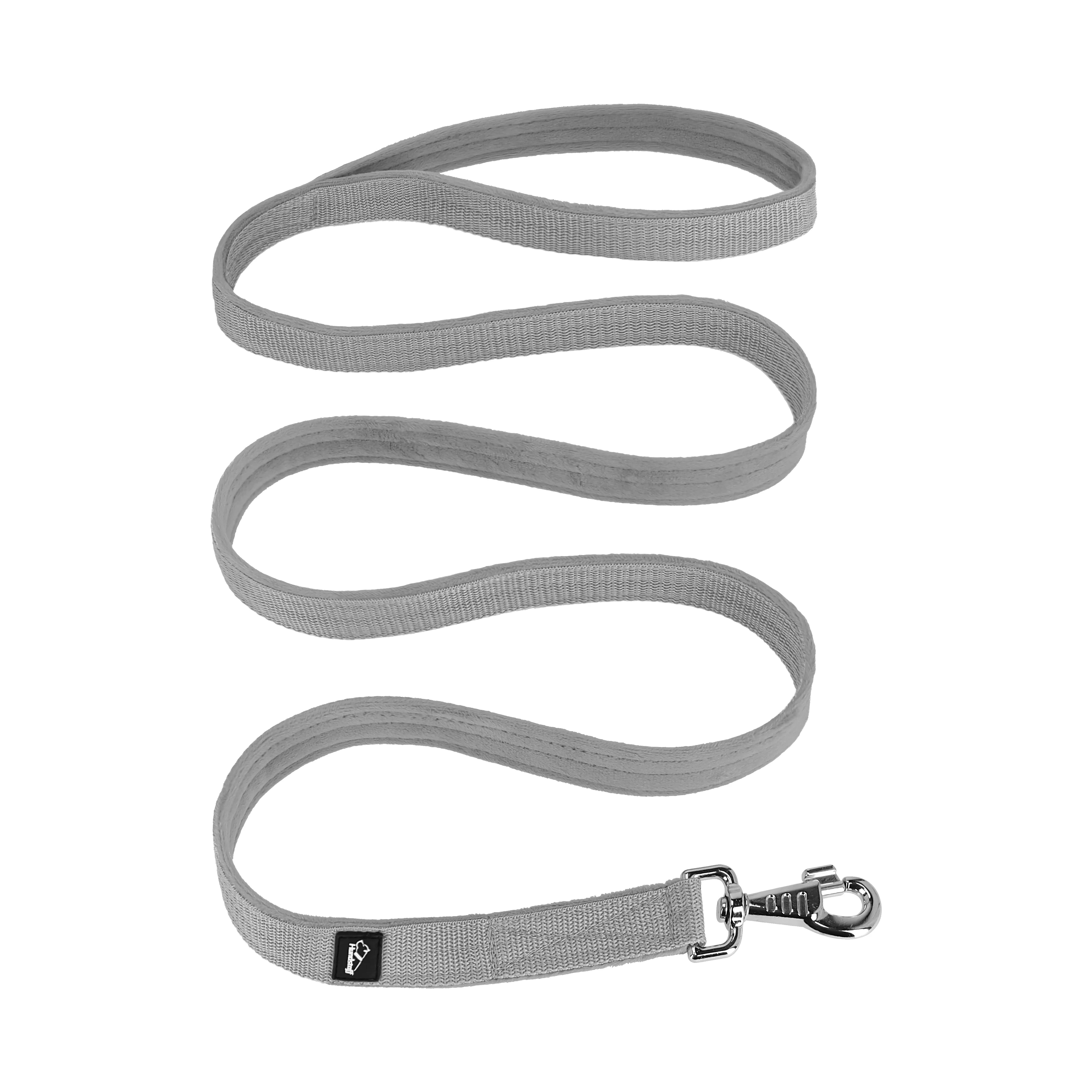 Półzaciskowa obroża i smycz - Martingale Chian Szara